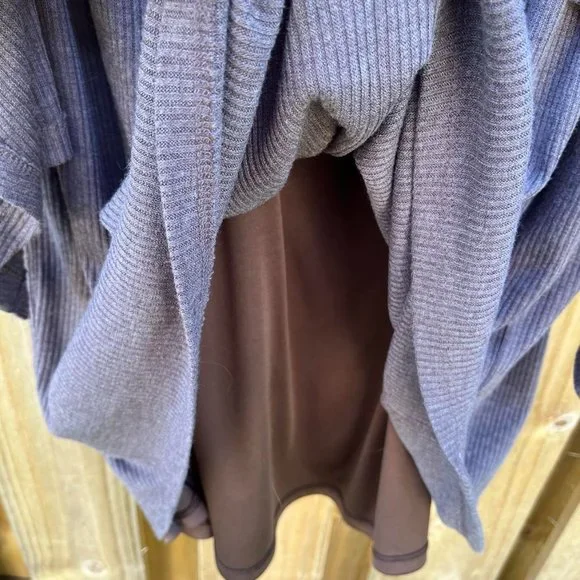 R&M Richards Knit Sweater/Jacket Dress Brown 18W - Picture 4 of 8
